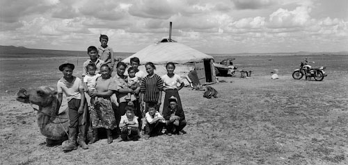 Groupe famille - Mongolie